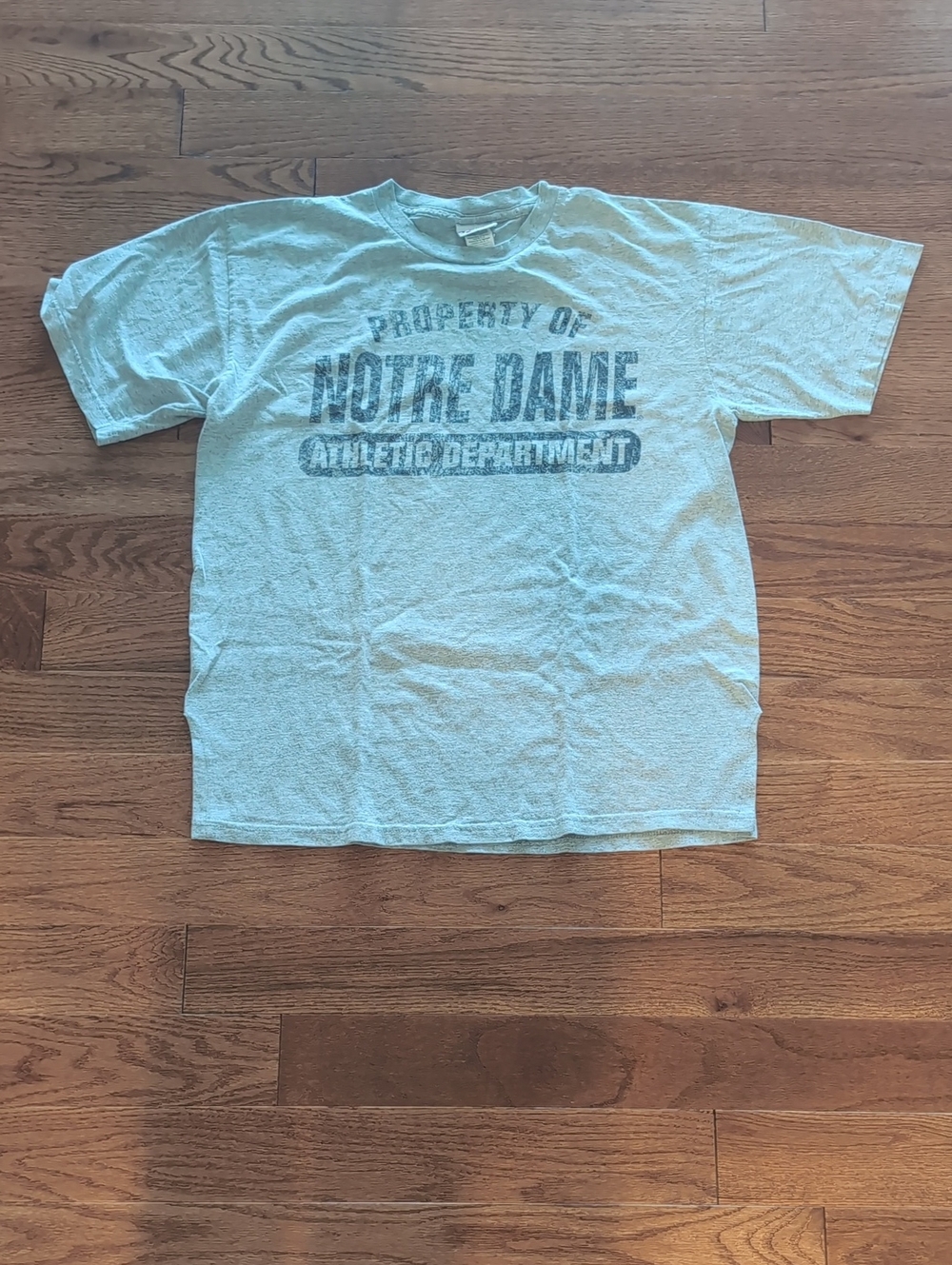 Light Blue Notre Dame Athletic Department Short Sleeve Tee
